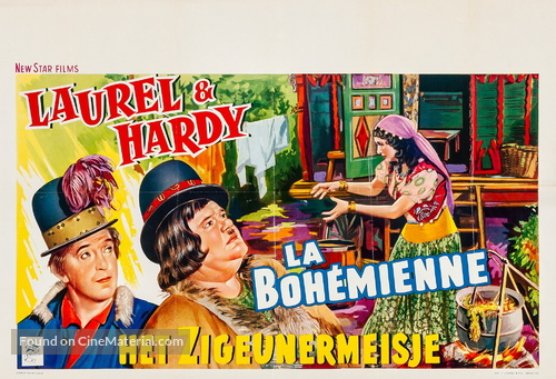 The Bohemian Girl - Belgian Re-release movie poster