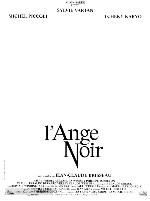Ange noir, L&#039; - French Logo