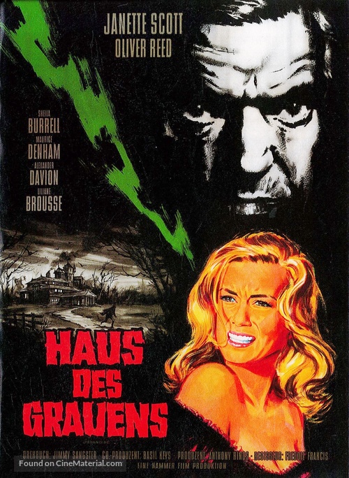 Paranoiac - German Blu-Ray movie cover