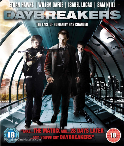 Daybreakers - British Blu-Ray movie cover