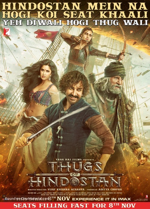 Thugs of Hindostan - Indian Movie Poster