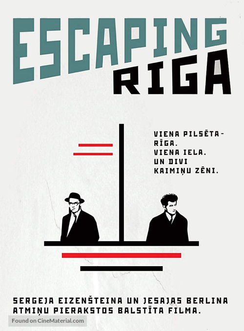 Escaping Riga - Lithuanian Movie Poster