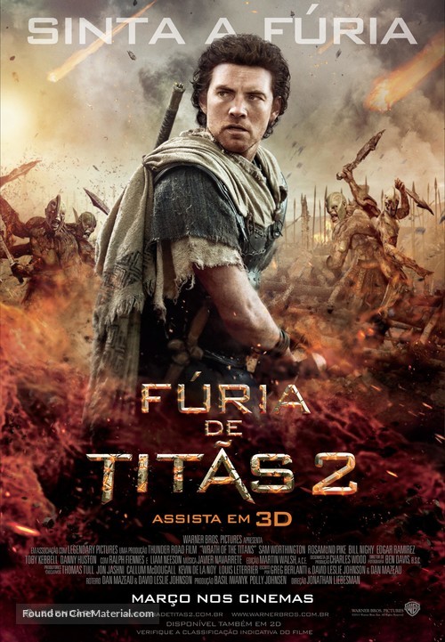 Wrath of the Titans - Brazilian Movie Poster