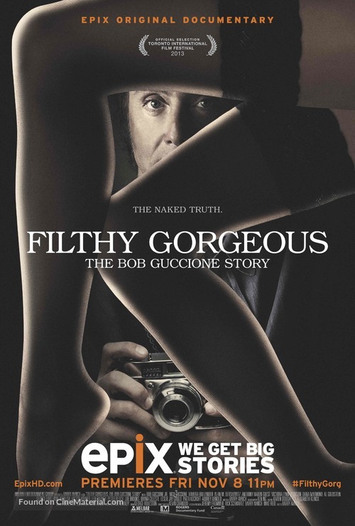 Filthy Gorgeous: The Bob Guccione Story - Canadian Movie Poster