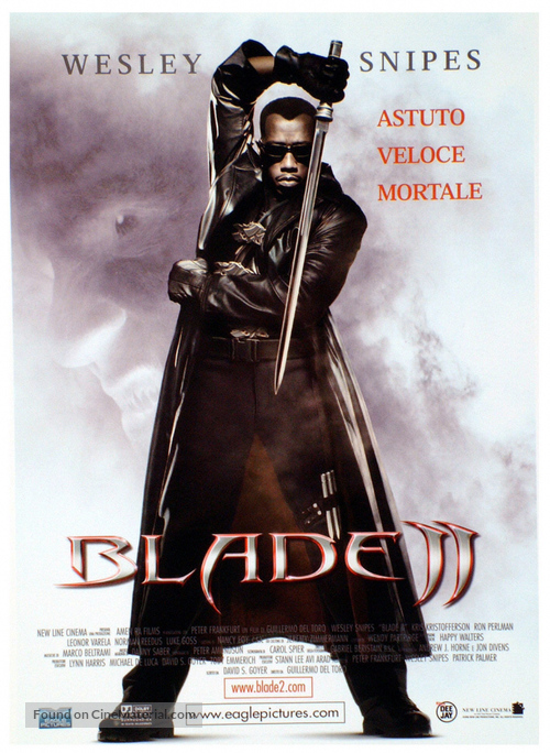 Blade 2 - Italian Theatrical movie poster