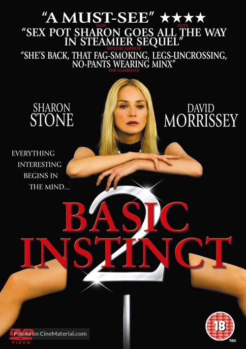 Basic Instinct 2 - British DVD movie cover