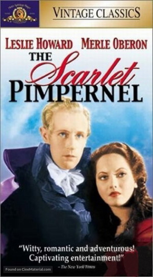The Scarlet Pimpernel - Movie Cover