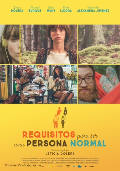 Requisitos para ser una persona normal - Spanish Movie Poster