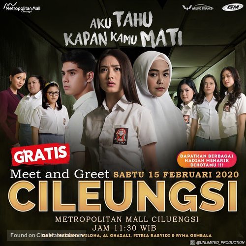 Aku Tahu Kapan Kamu Mati - Indonesian Movie Poster