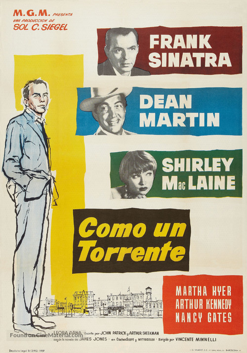 Some Came Running - Spanish Movie Poster