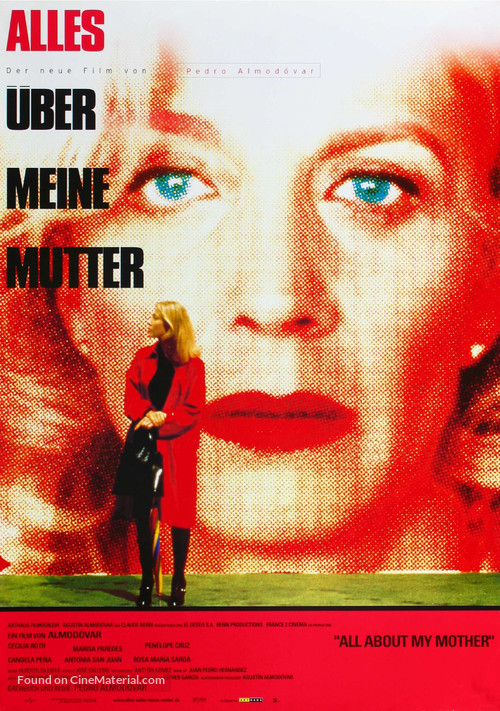 Todo sobre mi madre - German Movie Poster