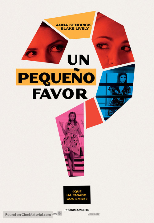 A Simple Favor - Spanish Movie Poster