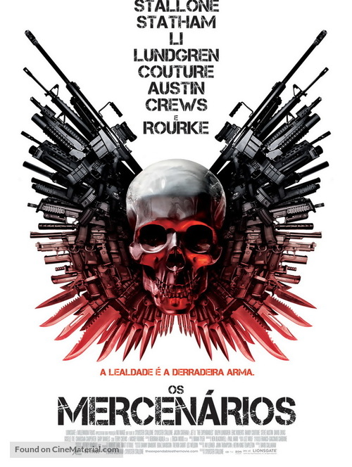The Expendables - Portuguese Movie Poster
