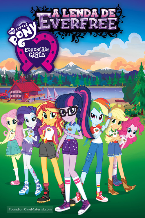 My Little Pony: Equestria Girls - Legend of Everfree - Brazilian Movie Poster