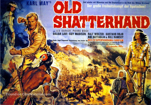 Old Shatterhand - German Movie Poster