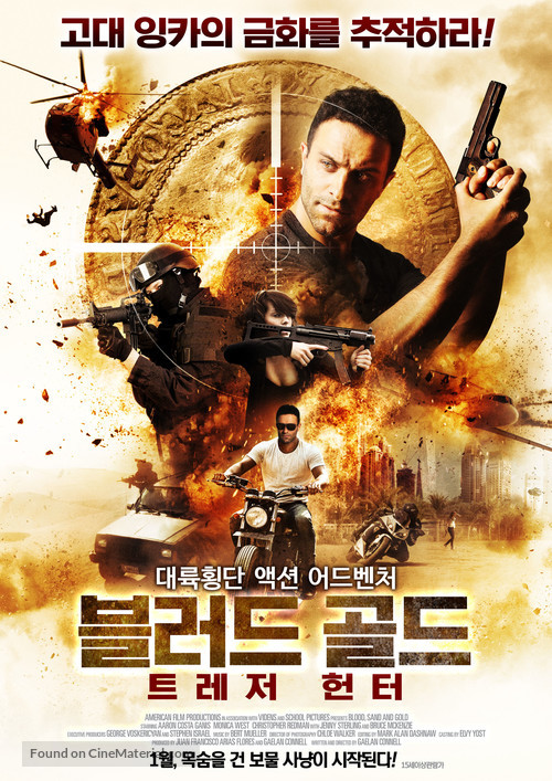 Blood, Sand and Gold - South Korean Movie Poster