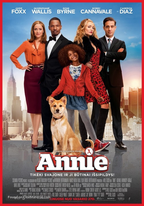 Annie - Lithuanian Movie Poster