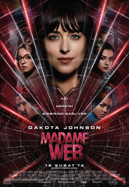 Madame Web - Turkish Movie Poster
