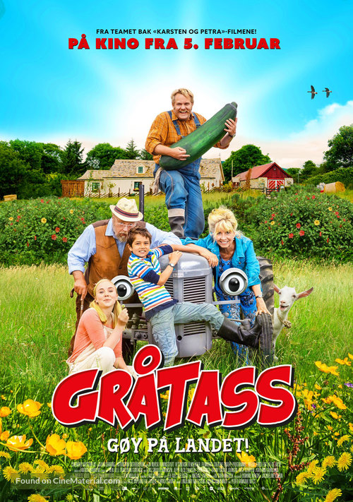 Gr&aring;tass - G&oslash;y p&aring; landet - Norwegian Movie Poster