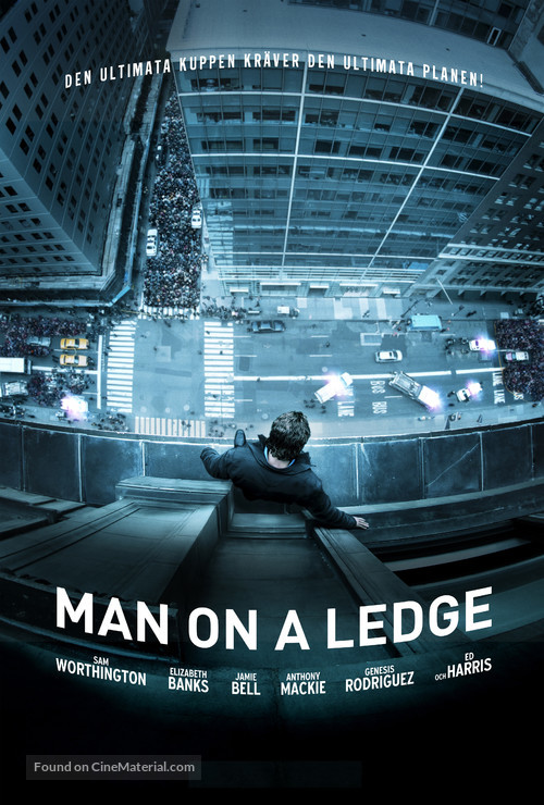 Man on a Ledge - Swedish DVD movie cover