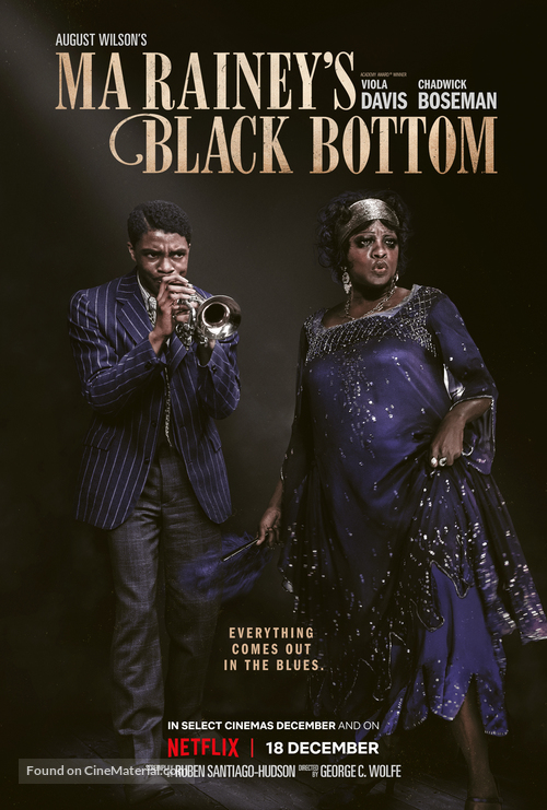 Ma Rainey&#039;s Black Bottom - British Movie Poster