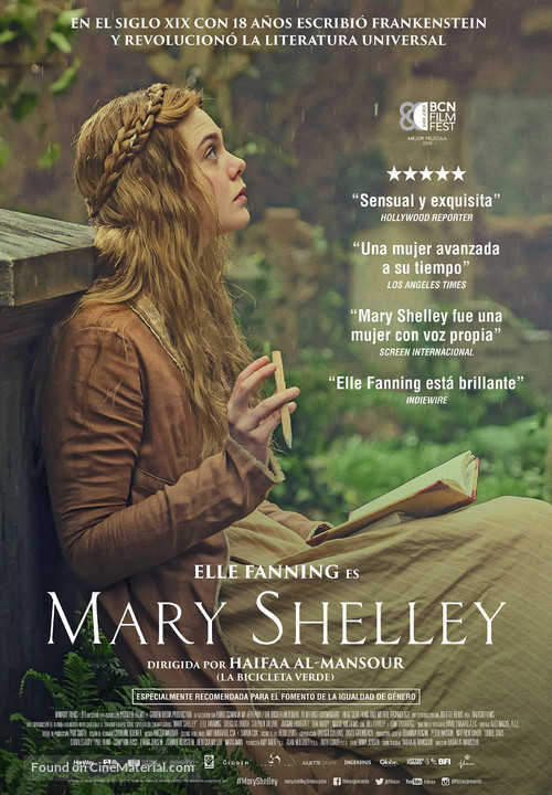 Mary Shelley - Spanish Movie Poster