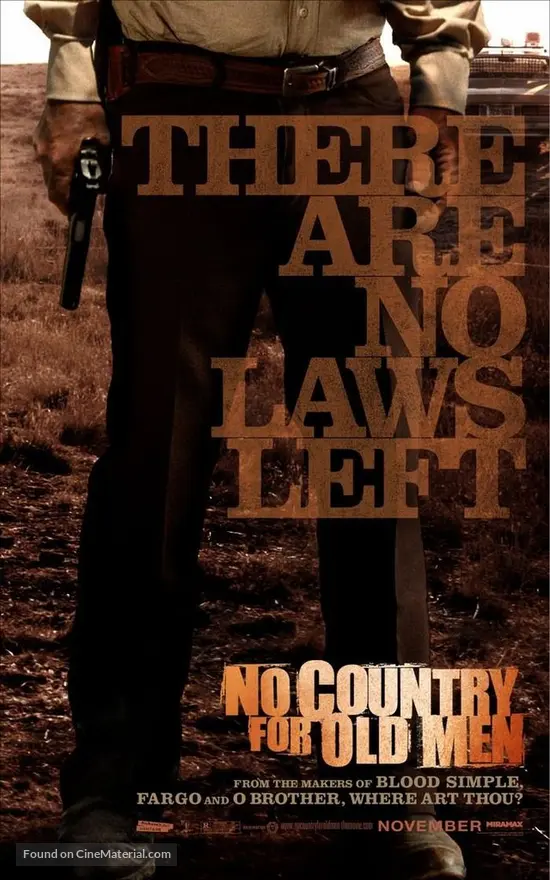 No Country for Old Men (2007) movie poster No Country for Old Men (2007) movie poster