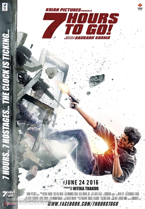 7 Hours to Go - Indian Movie Poster