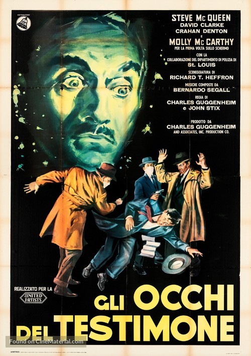 The Great St. Louis Bank Robbery - Italian Movie Poster