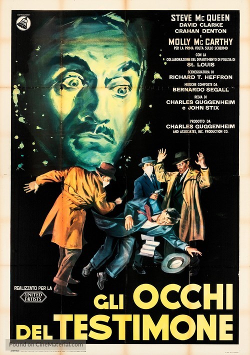 The Great St. Louis Bank Robbery - Italian Movie Poster