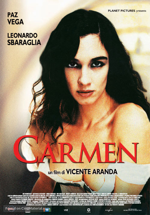 Carmen - Italian Movie Poster