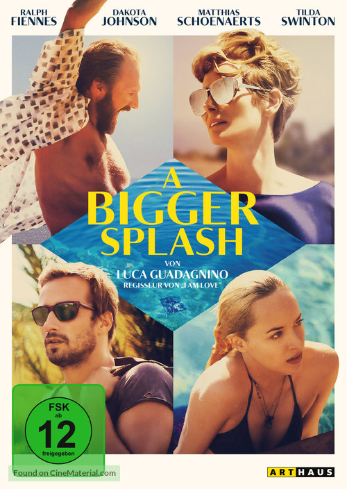 A Bigger Splash - German DVD movie cover