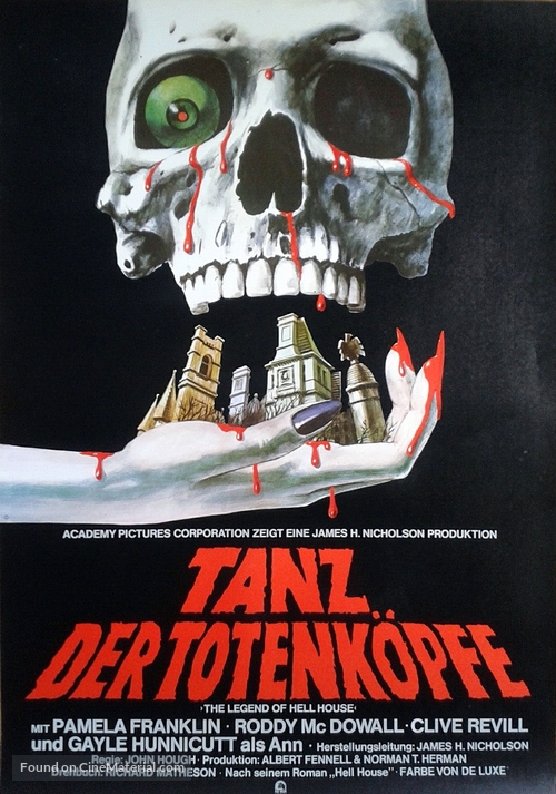 The Legend of Hell House - German Movie Poster