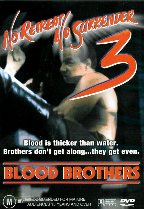 No Retreat, No Surrender 3: Blood Brothers - Australian Movie Cover