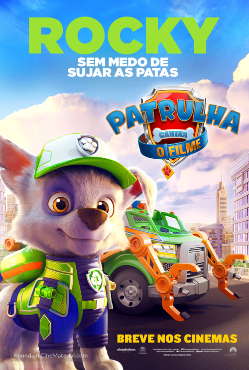 Paw Patrol: The Movie - Brazilian Movie Poster