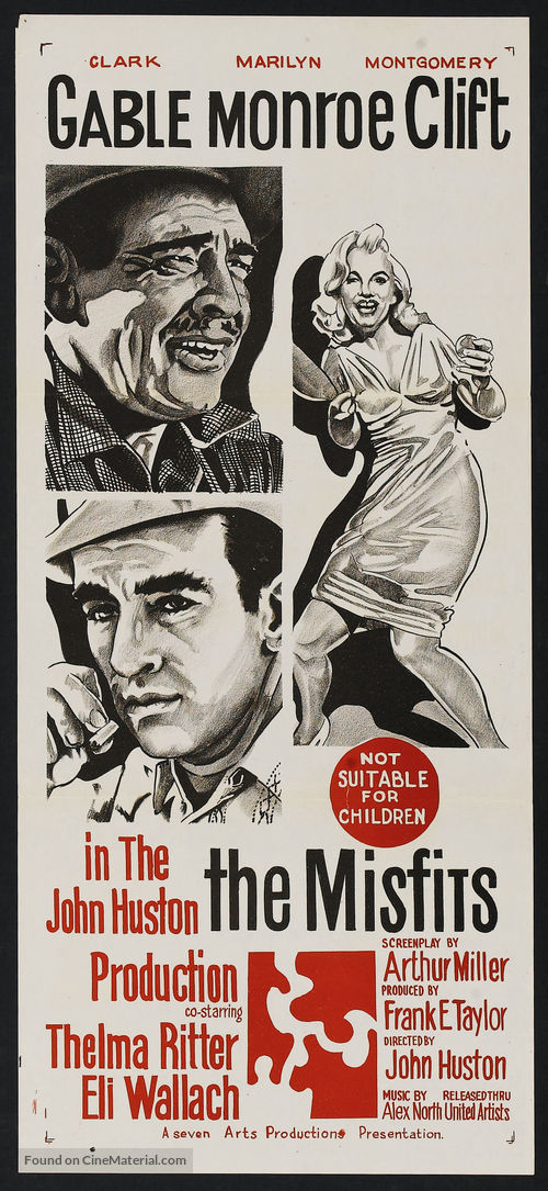 The Misfits - Australian Movie Poster