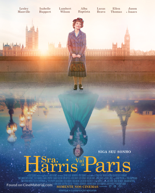 Mrs. Harris Goes to Paris - Brazilian Movie Poster