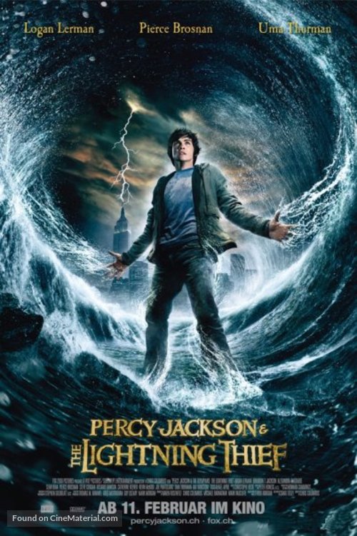 Percy Jackson &amp; the Olympians: The Lightning Thief - Swiss Movie Poster
