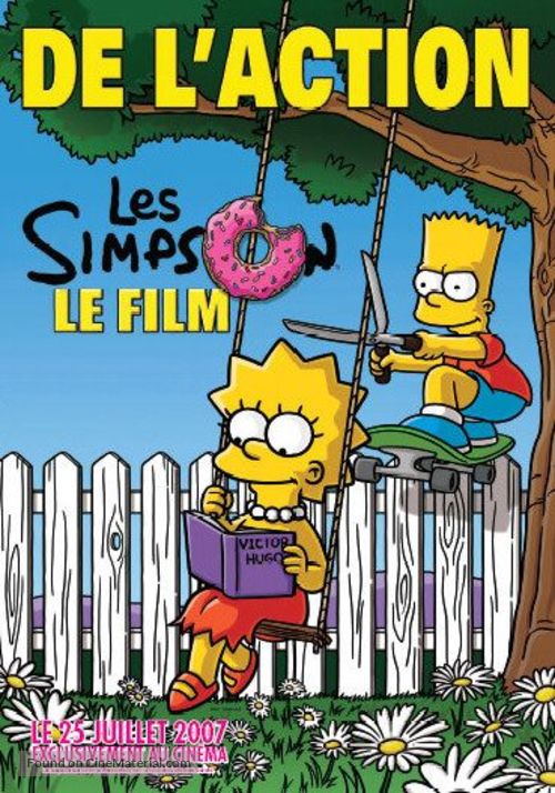 The Simpsons Movie - French poster