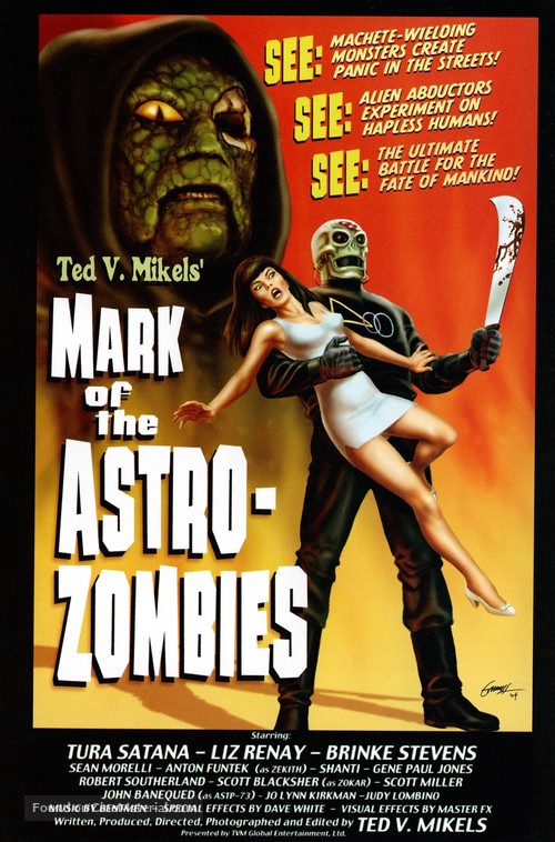 Mark of the Astro-Zombies - DVD movie cover