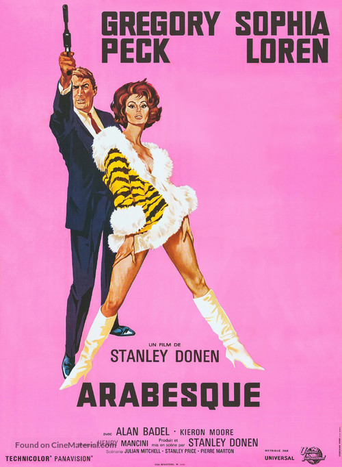 Arabesque - French Movie Poster