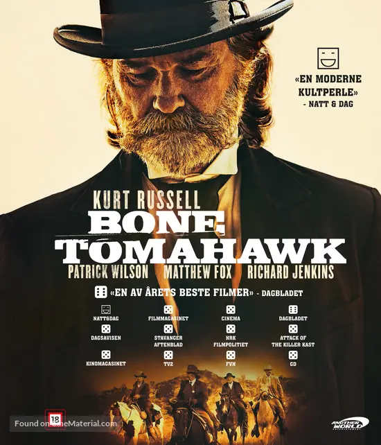 Bone Tomahawk - Norwegian Movie Cover