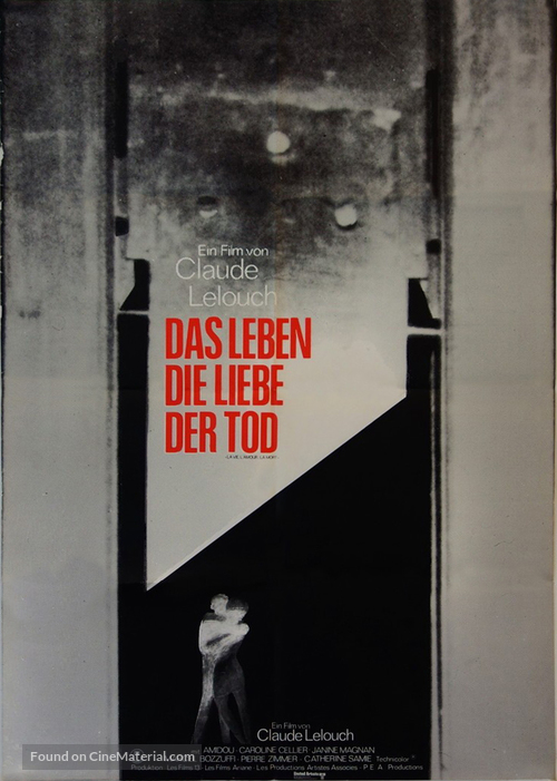 La vie, l&#039;amour, la mort - German Movie Poster