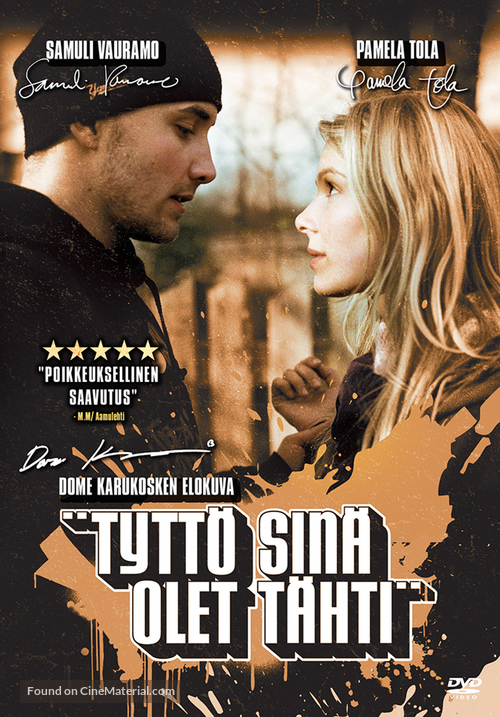 Tytt&ouml; sin&auml; olet t&auml;hti - Finnish DVD movie cover