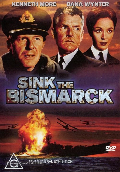Sink the Bismarck! - Australian DVD movie cover
