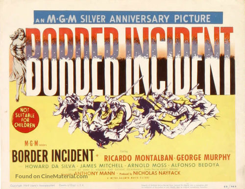 Border Incident - Australian Theatrical movie poster