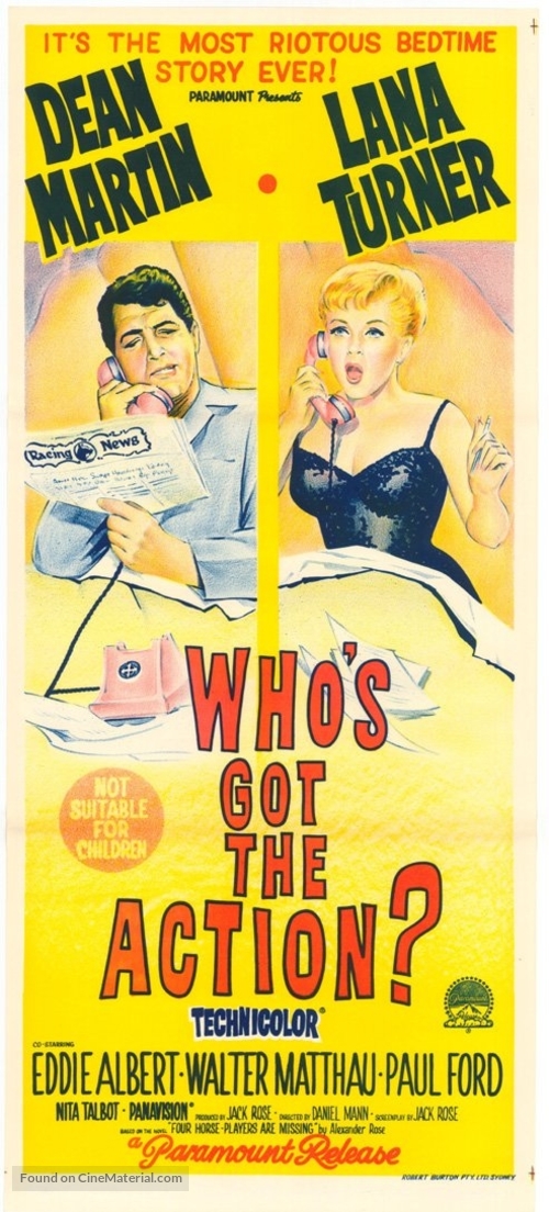 Who&#039;s Got the Action? - Australian Movie Poster