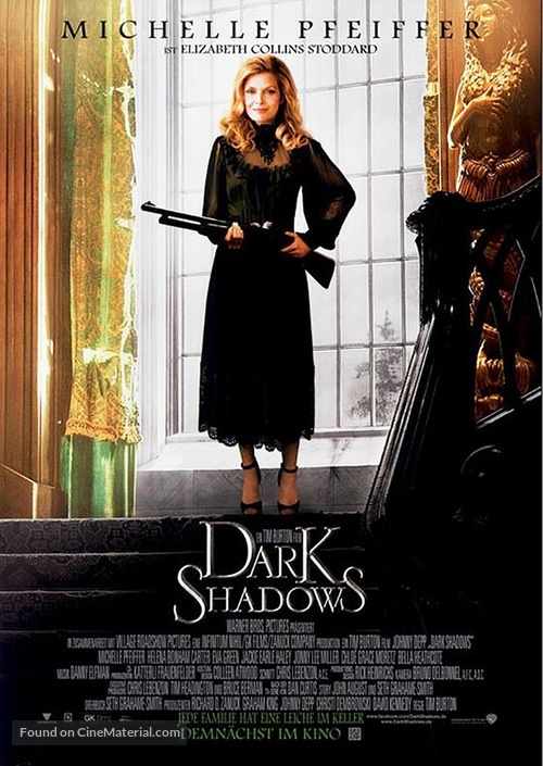 Dark Shadows - German Movie Poster