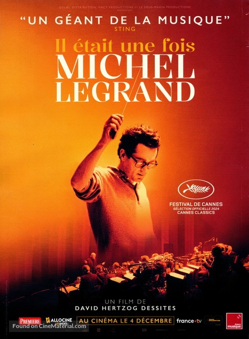 Il &eacute;tait une fois Michel Legrand - French Movie Poster