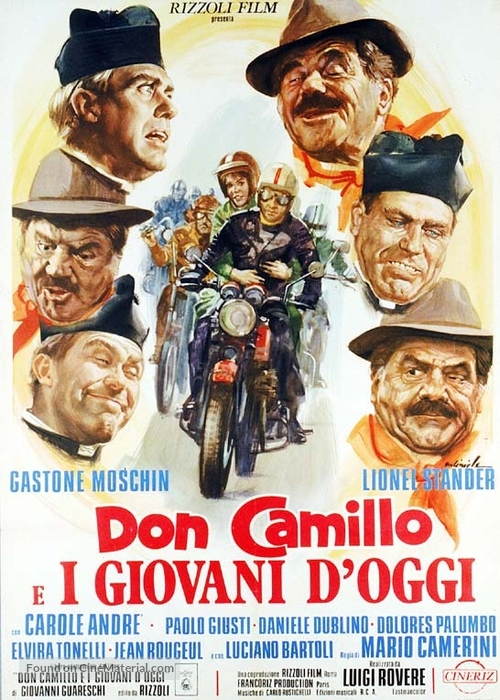 Don Camillo e i giovani d&#039;oggi - Italian Movie Poster